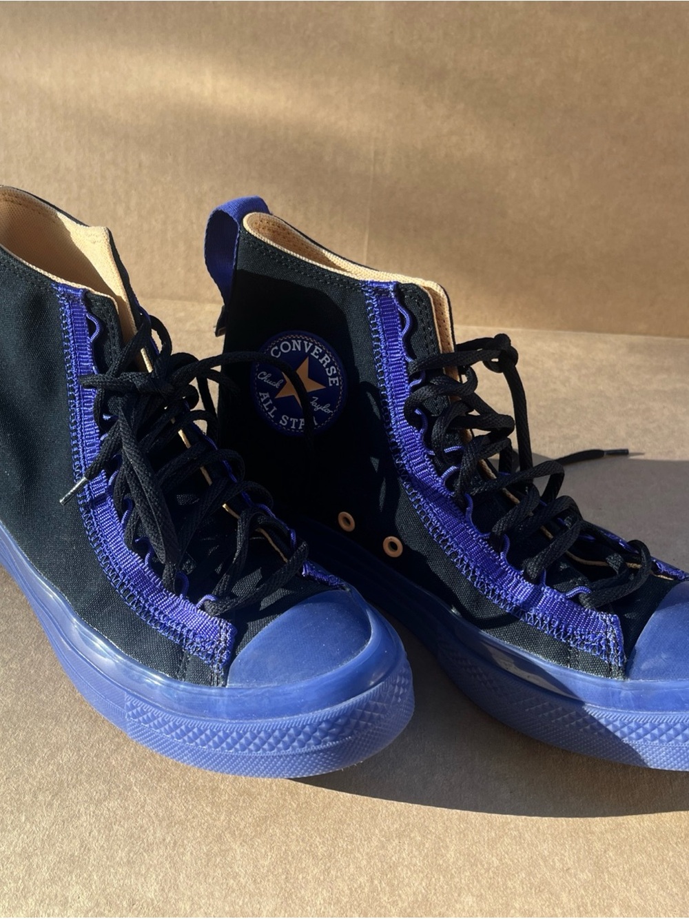 NEW Converse Chuck Taylor All Star High Top Sneakers CX EXP 2 - Black & Purple
